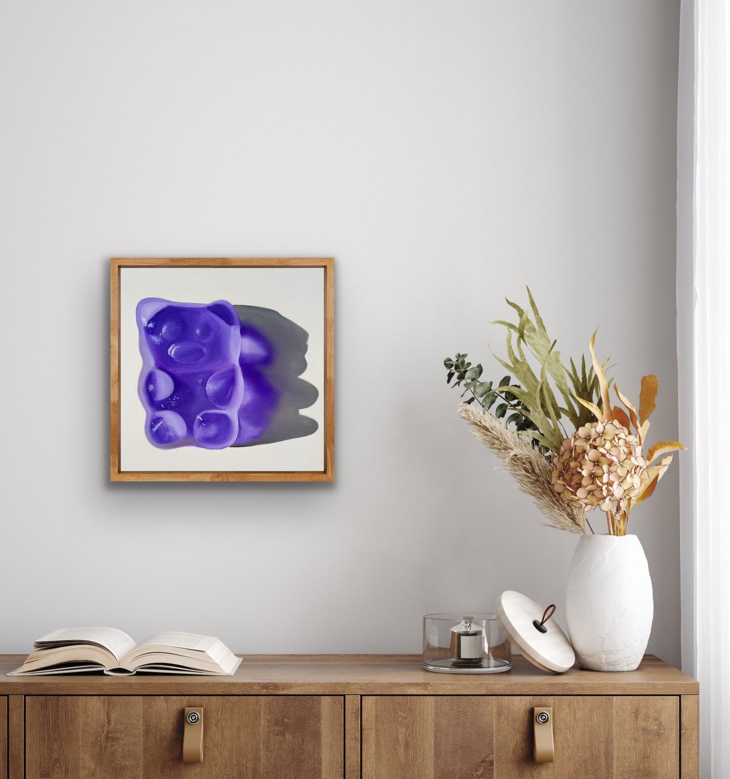 Purple heart gummy