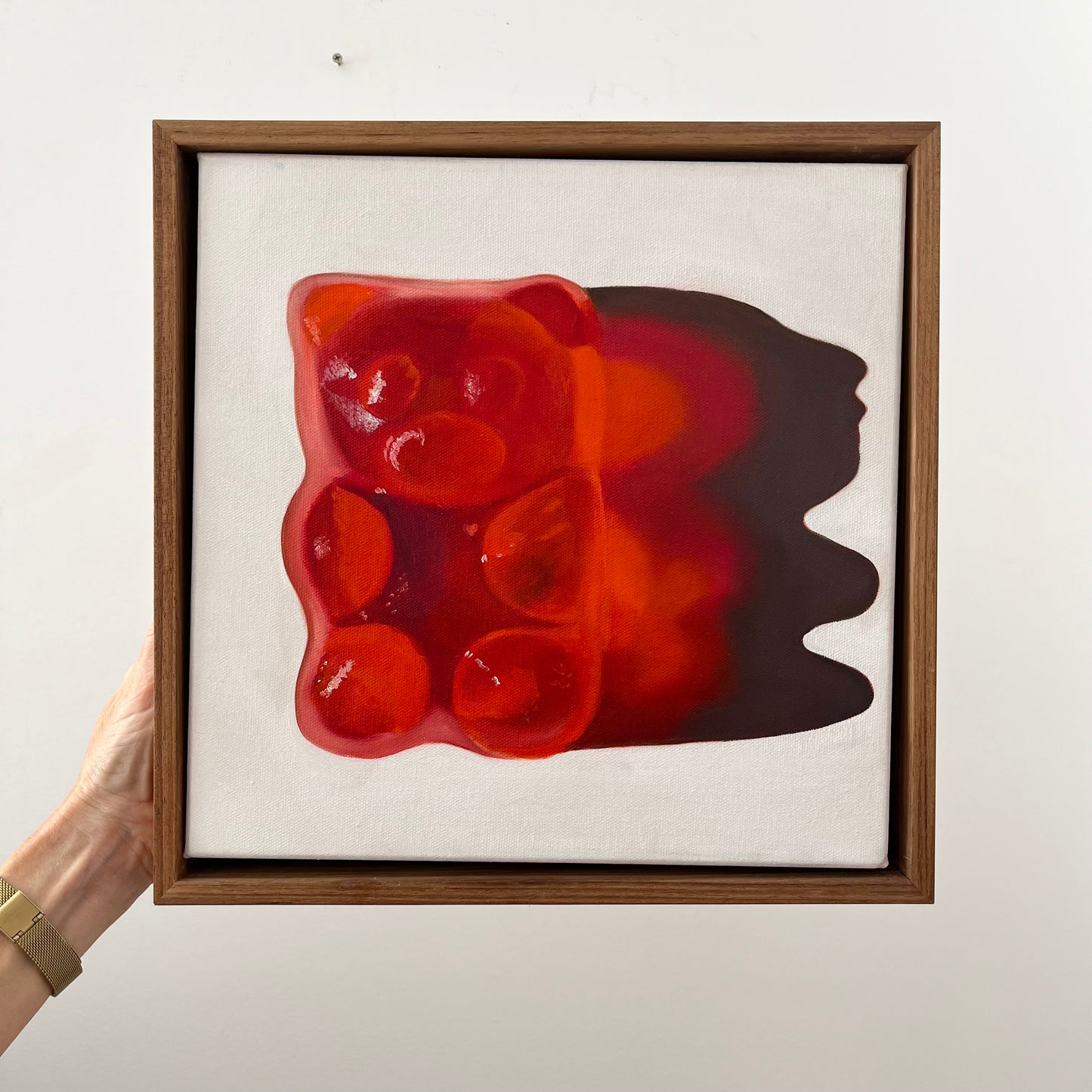 Red heart gummy