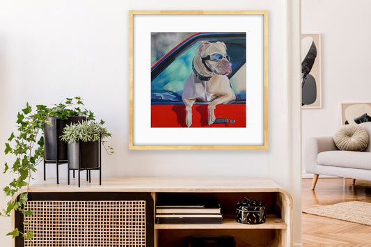 'Surf dog' limited ed. print