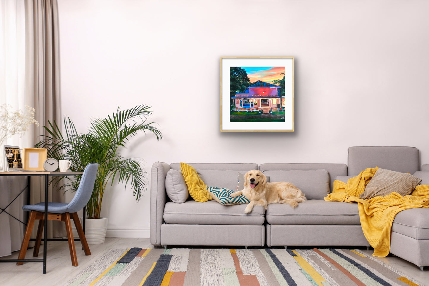 'Bruns picture house' limited ed. print