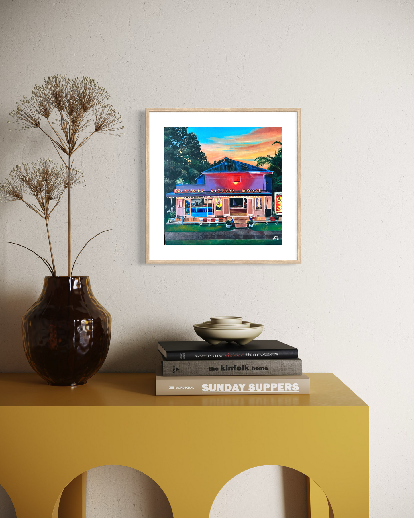 'Bruns picture house' limited ed. print