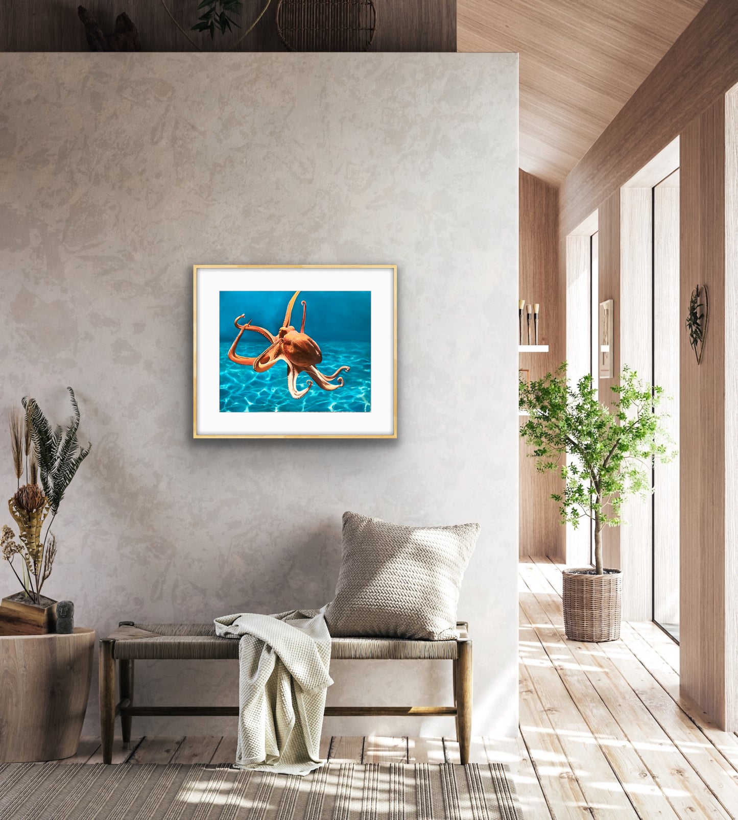 'Octopus' limited ed. print
