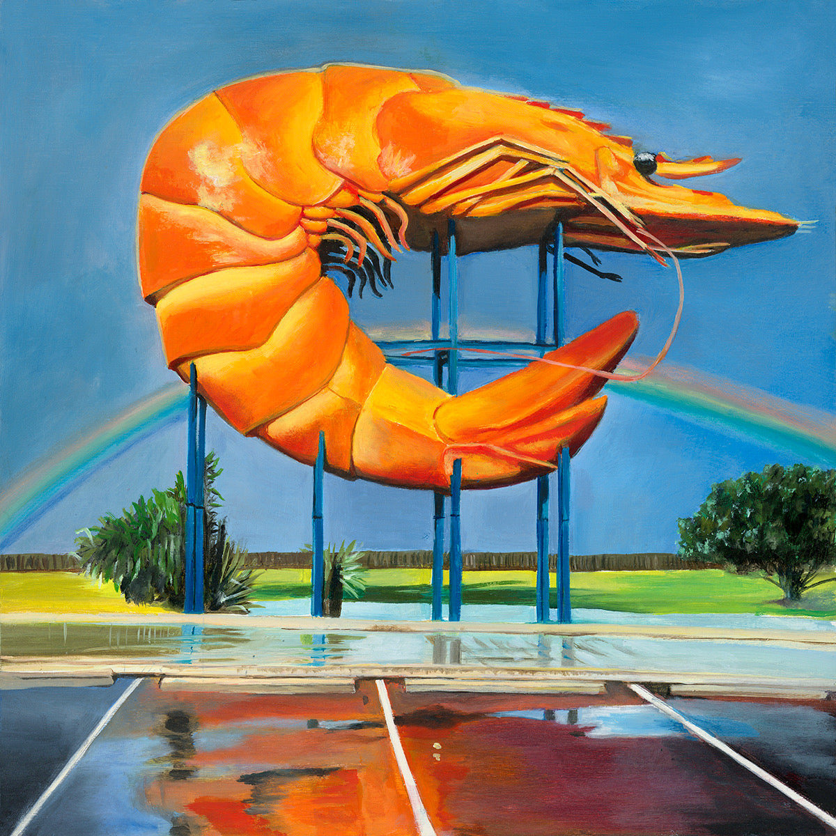 'The Big Prawn' limited ed. print
