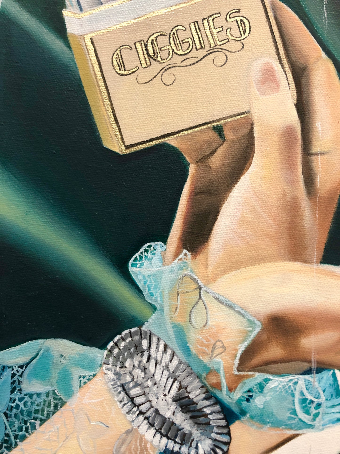 Beauty comes from the dart
