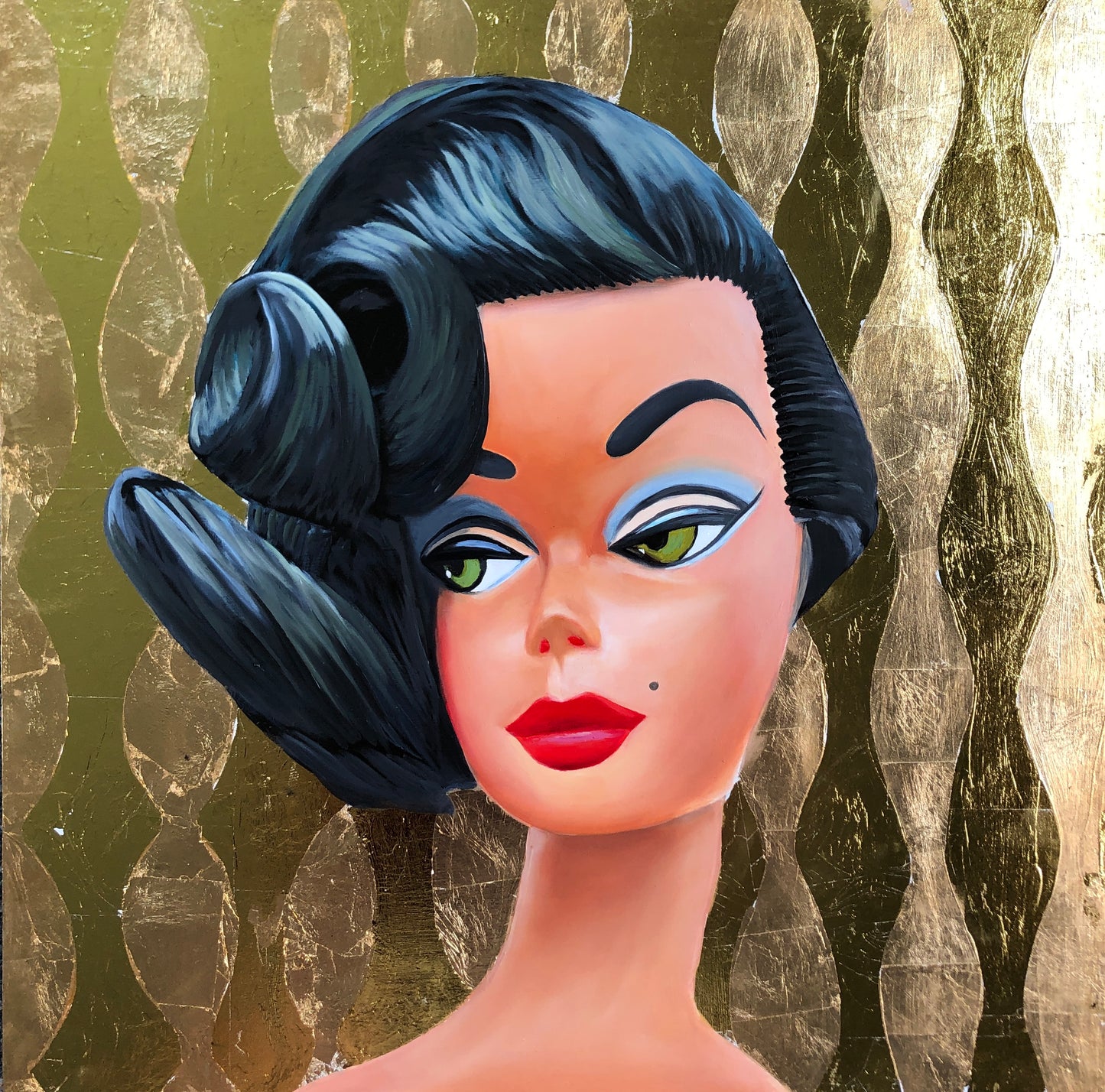 Brunette barbie