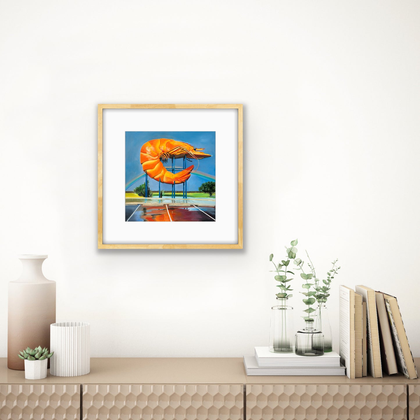 'The Big Prawn' limited ed. print