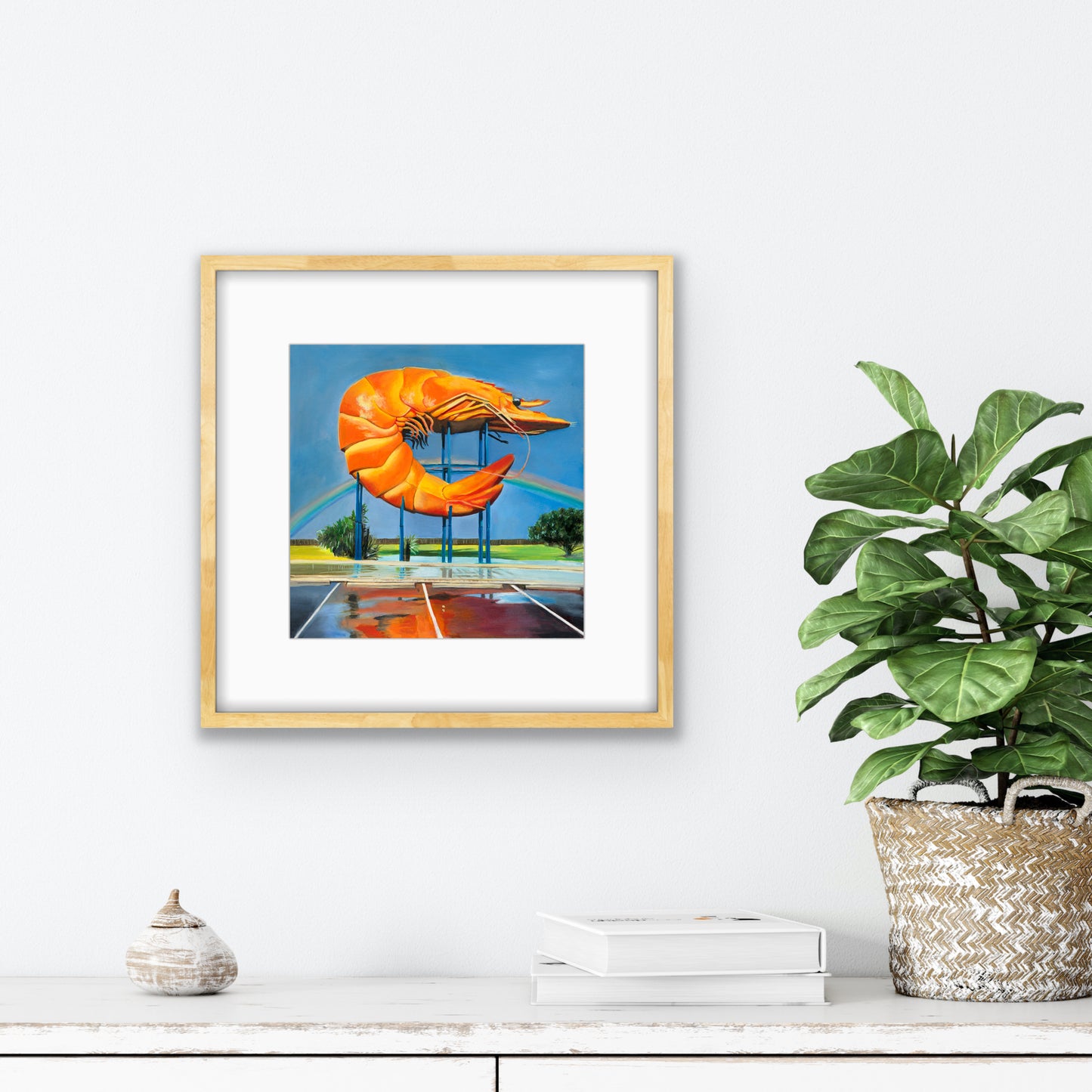 'The Big Prawn' limited ed. print