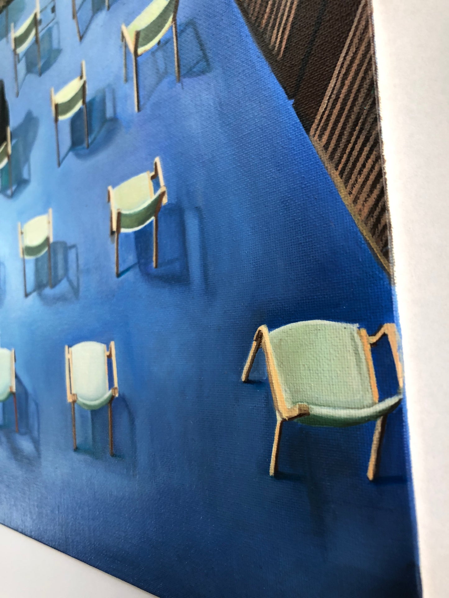 The blue carpet