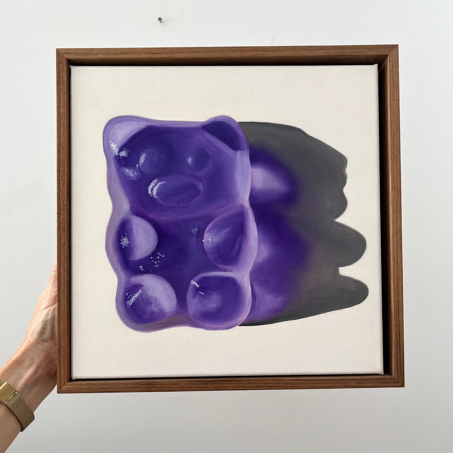Purple heart gummy