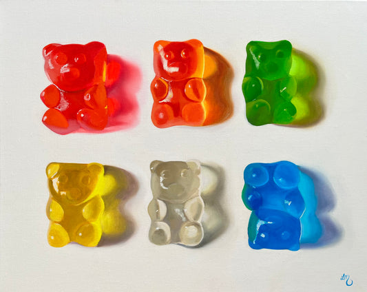 6 little gummies