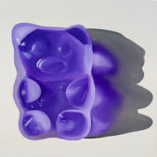 Purple heart gummy
