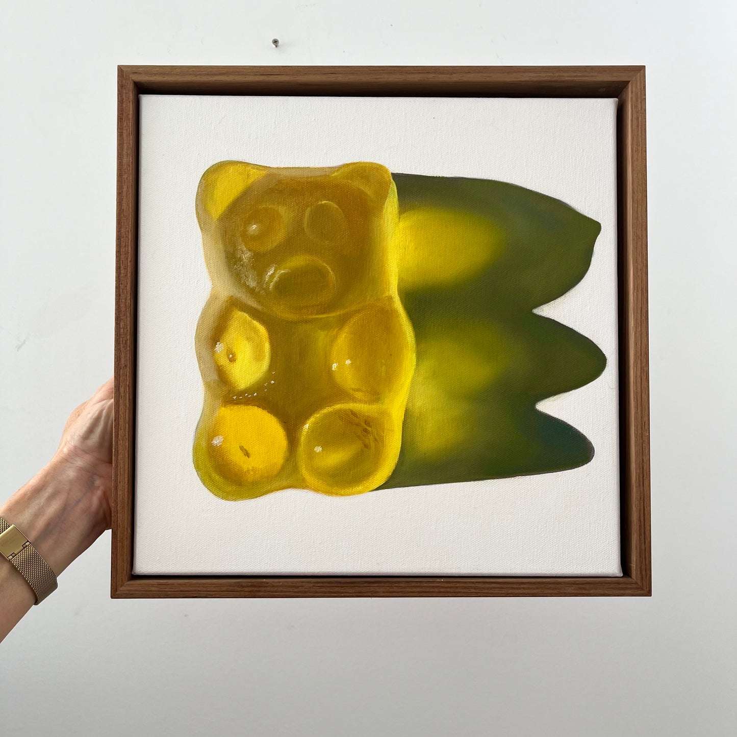 Yellow heart gummy