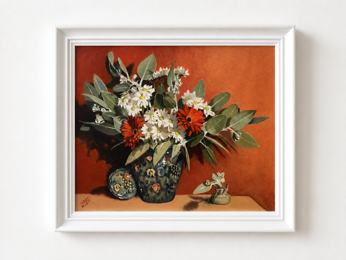 Gerberas, gum & the african pot