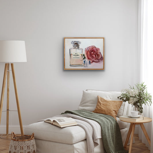 Chanel no.5 | Rose painting