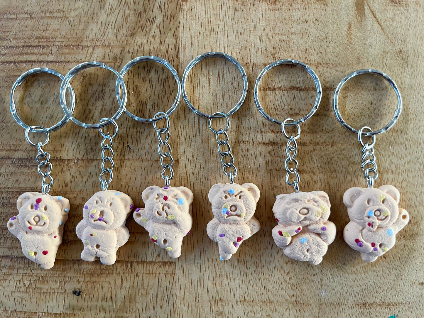 'The broken ones' (Tiny teddy keyring)