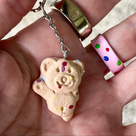'The broken ones' (Tiny teddy keyring)