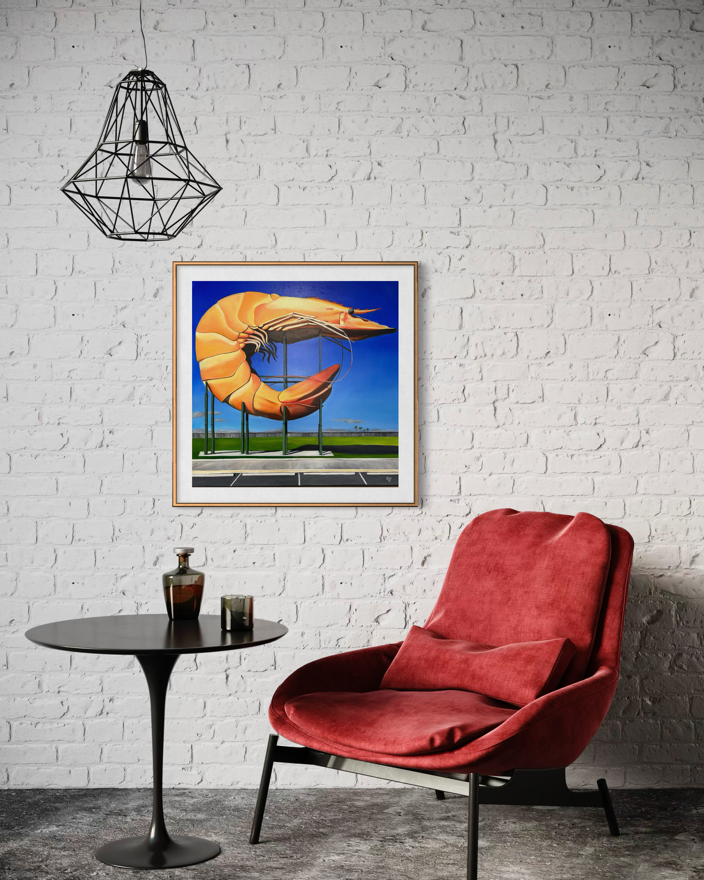 ‘Big Prawn’ (Version 2) limited edition print