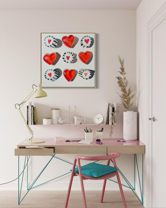 Heart to heart | original oil painting