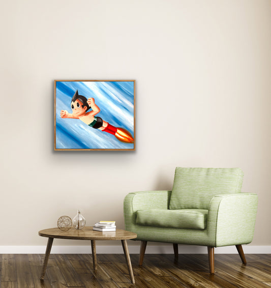 Astro Boy flying