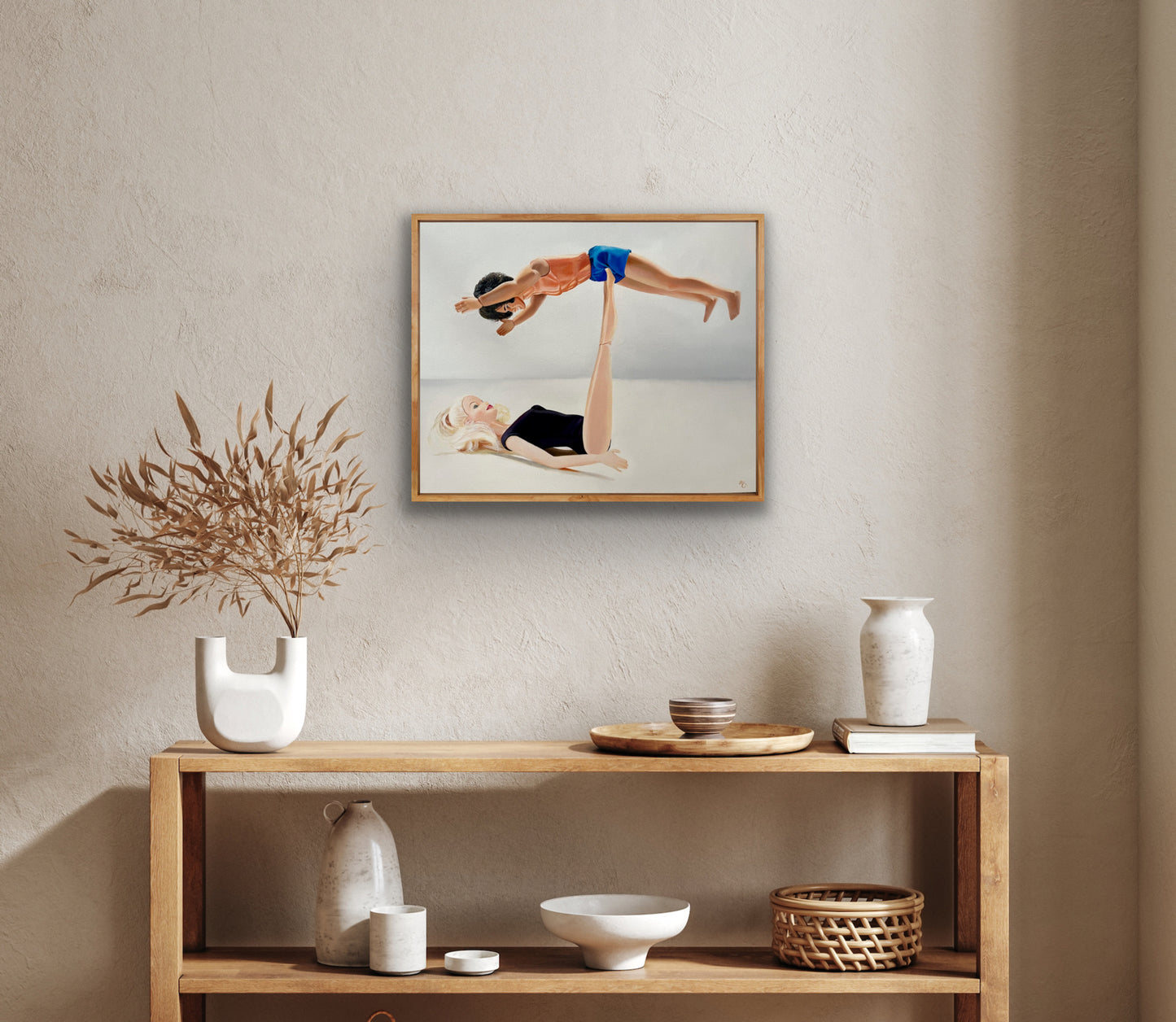 Ken and Barbie couples yoga