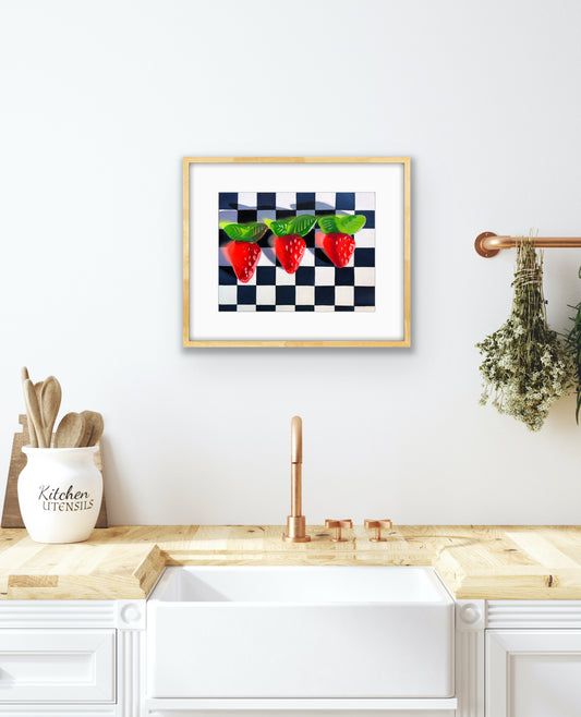 ‘Strawberries’ limited ed. print