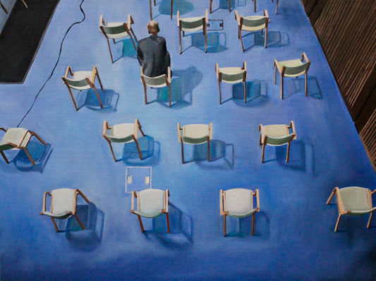 The blue carpet